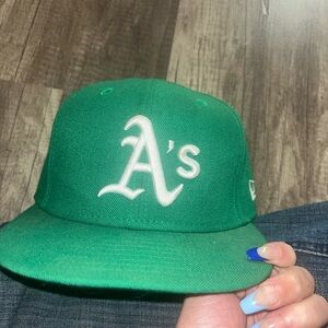Oakland Athletics Fitted Baseball Cap.
